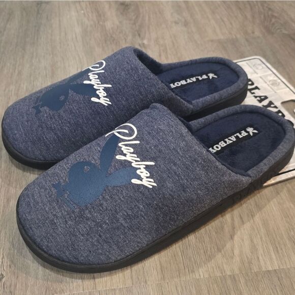 Playboy Signature Logo Bunny Memory Foam Indoor/Outdoor Slippers main image 4